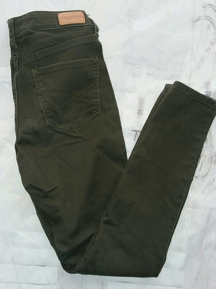 Aeropostale Denim - Green Aeropostale jeggings